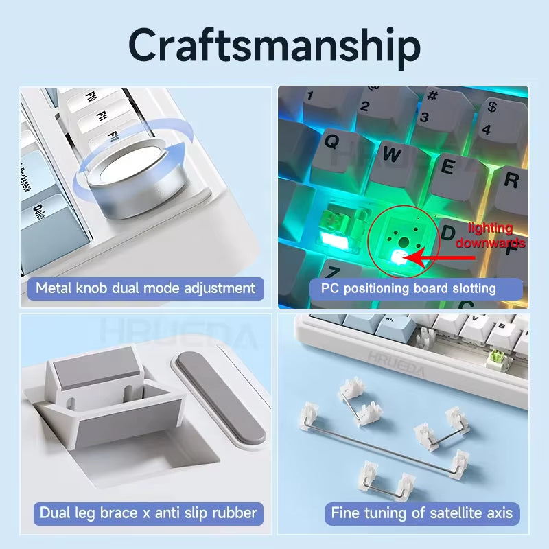 AULA F75: The Keyboard That Plays More Games Than You Do – Now in Wireless, Bluetooth, and Wired Options, with RGB That Will Outshine Your Life Choices!