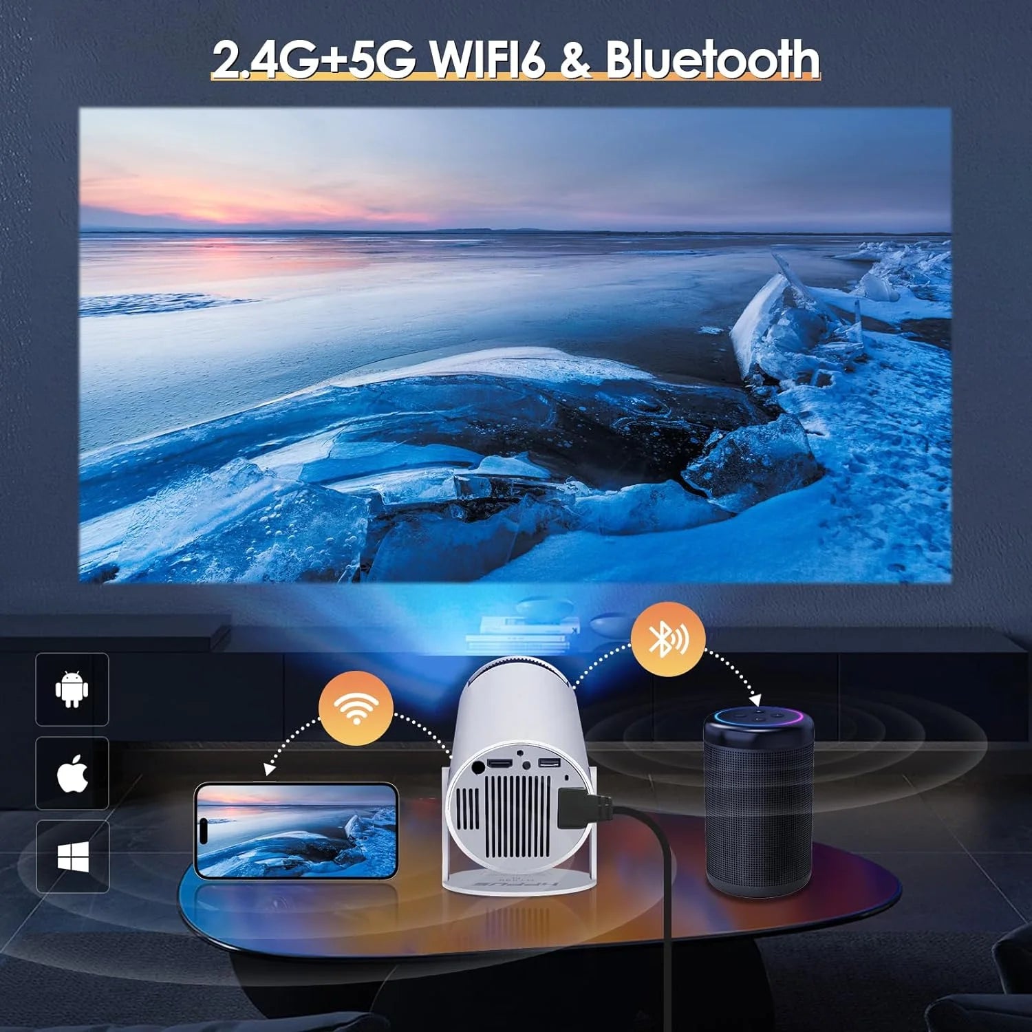 Pocket-sized Cinema Wizard: Now with WiFi, Bluetooth, and a Side of Popcorn!
