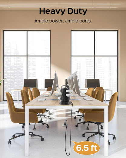 Surge-ious Power Tower: The Ultimate Outlet Party with More USB Ports Than Your Family Reunion!