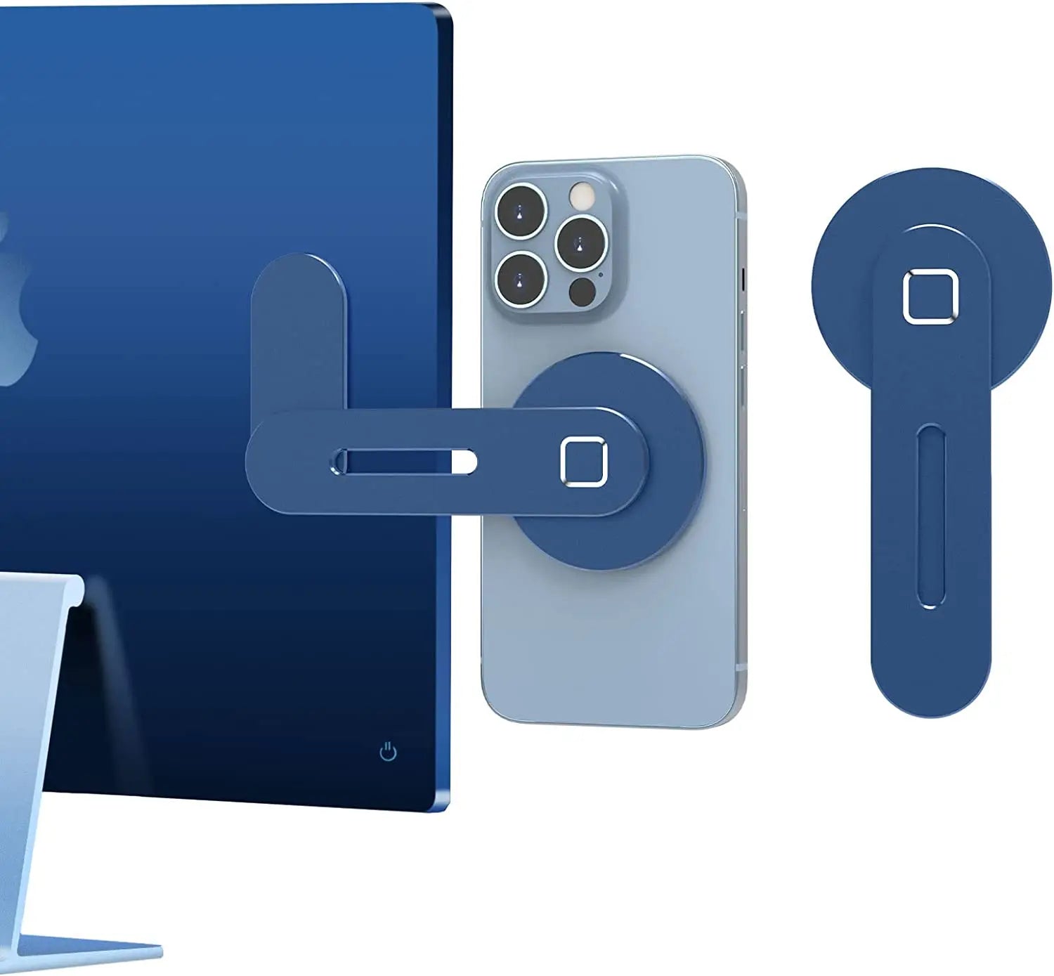 The "I Can’t Believe It’s Not a Phone Stand" - The Magical Magnetic Hugger for Your Laptop and Cells, Slimmer than a Diet Soda!