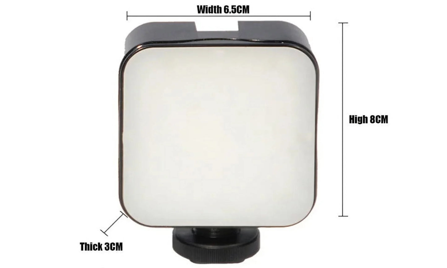 Giggle-Worthy Smartphone Vlogging Kit: Tripod For Your Phone, Tiny Mic For Your Biggest Dreams, and LED Light to Shine Brighter Than Your Ex's Future! Perfect for TikTok Shenanigans and YouTube Stardom!