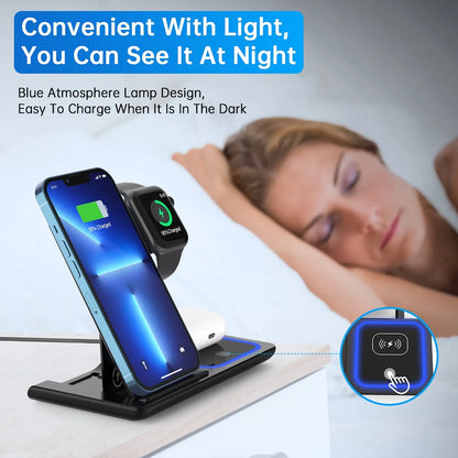 Super Speedy Magic Plate: Juice Up Your iPhones, Watch, and Ear Snacks All at Once - Now with Extra Zing!
