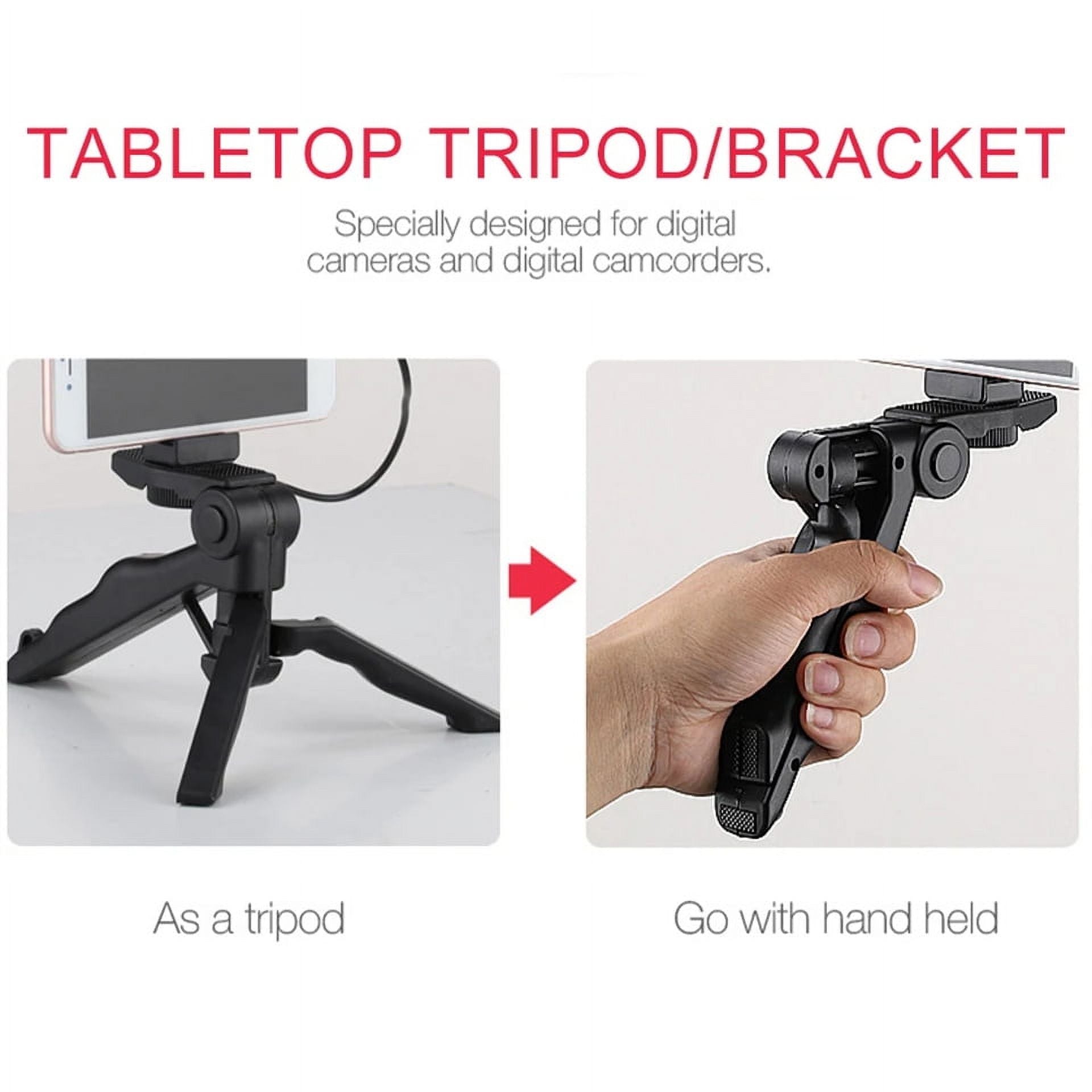 Giggle-Worthy Smartphone Vlogging Kit: Tripod For Your Phone, Tiny Mic For Your Biggest Dreams, and LED Light to Shine Brighter Than Your Ex's Future! Perfect for TikTok Shenanigans and YouTube Stardom!