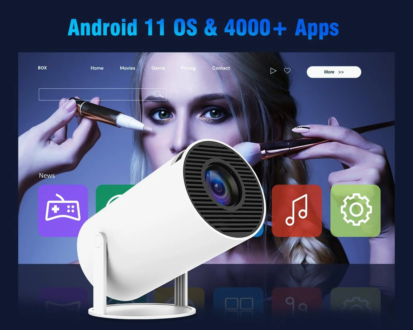 Pocket-sized Cinema Wizard: Now with WiFi, Bluetooth, and a Side of Popcorn!
