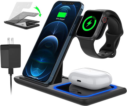 Super Speedy Magic Plate: Juice Up Your iPhones, Watch, and Ear Snacks All at Once - Now with Extra Zing!