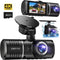 Triple Trouble Cam: The Nosey Neighbors Version with Night Vision, 4K Shenanigans, and Enough Storage to Catch All Your Backseat Karaoke Moments!